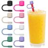 Silicone Hexagonal Nut Straw Cap Drinking Straw Topper Reusable Water Cup Accessories