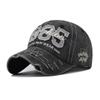 New 1985 Letter Large Embroidered Baseball Cap Washed and Old Pure Cotton Non-fading Outdoor Cap