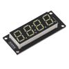 LED Display Tube Module 4 Digit 7 Segment White Display Color Fits for Arduino Use Library TM1637.h