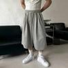 BeatStreet Корейский Стиль Мужские Спортивные Шорты На Шнурке Однотонные Мужская Одежда Эластичный Пояс Прямые Свободные Широкие Штанины Мужской Низ