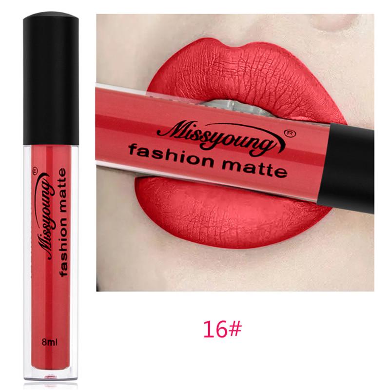 Губная помада Liquid Lip Beauty Makeup Matte Long Lasting 18 цветов