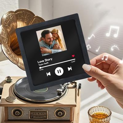 Музыкальный альбом Yousheng, магнит на холодильник, USB-перезаряжаемый музыкальный плеер Love Story, домашний офис, кухня, магнит на холодильник, украшение