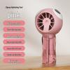 Portable Handheld Robot Spray Fan with Detachable USB Charging and Digital Display