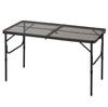 Складной перфорационный стол BUNDOK M из железа, термостойкий, для использования на открытом воздухе, черный, грузоподъемность 30 кг, ручка для переноски BD-171