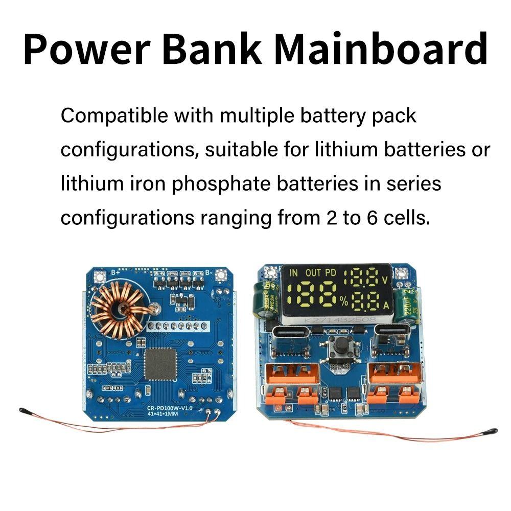 Digital Display Buck-Boost Module 4S Configuration Bidirectional Fast Charging  High Power Output