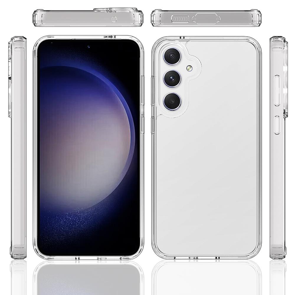 Для Samsung Galaxy S26+ Прозрачный чехол для телефона ТПУ+Акрил Ударопрочная задняя крышка телефона