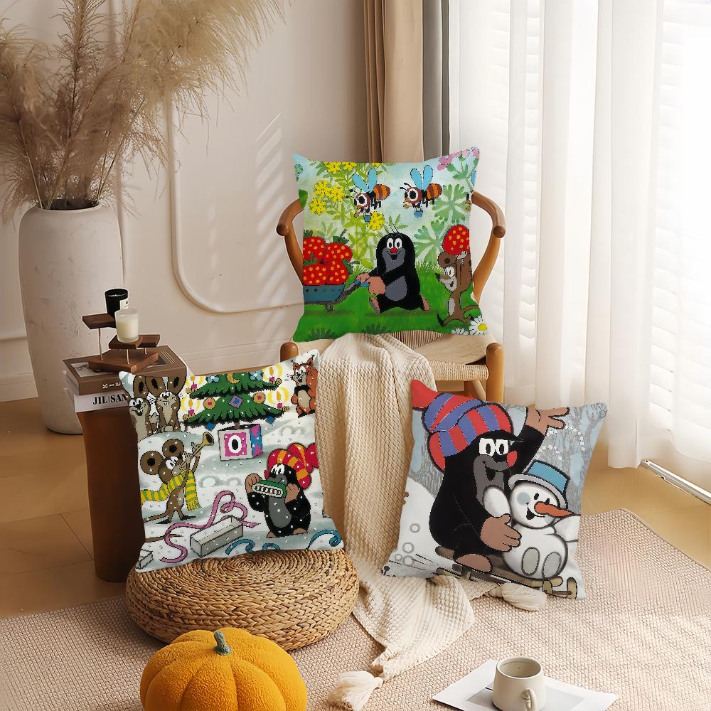 Милая наволочка с изображением Крота Искусство Применимое пространство Для гостевых комнат Интерьеров Автомобилей Офиса Украшение дома