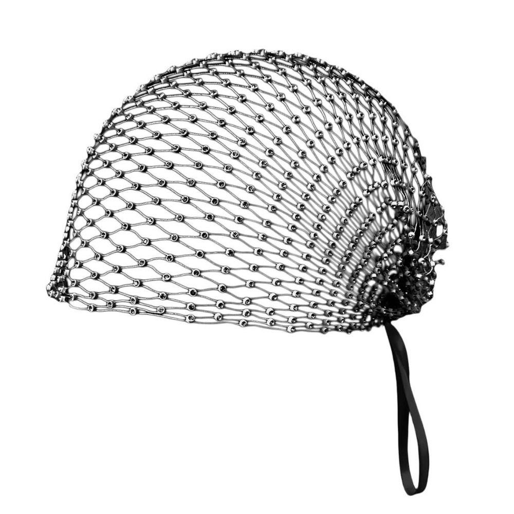 Эластичная шапочка-сетка для рыбалки, ажурная шапочка, элегантный аксессуар, свадебный головной убор, ночной клуб