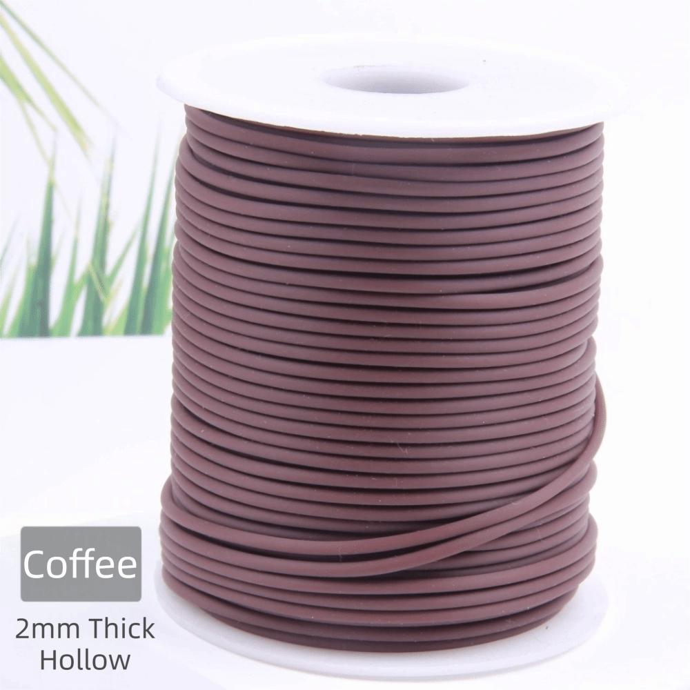 Round Shape Elastic Knitting Cord Transparent Hose Stretch Stitch Cord Necklace Making