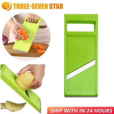 1 шт. Многоцелевой домашний кухонный инструмент, ручная овощерезка из нержавеющей стали, портативная кухонная измельчитель, резак для картофеля и капусты