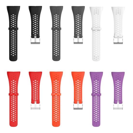 Replacement Silicone Watchband Wrist Strap for Polar M430 M400 Running Watch