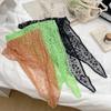 Summer Lace Triangular Scarf Sweet Leaf Scarf for Women Travel Photography Headscarf