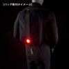 CAT EYE WEARABLE X LIGHT Перезаряжаемый фонарь безопасности Велосипедный фонарь КРЕПЛЕНИЕ-КЛИПСА (544-2601) SL-WA100