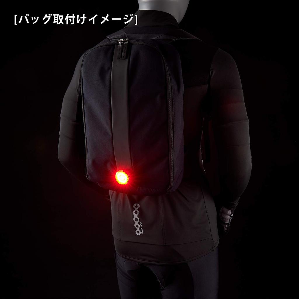 CAT EYE WEARABLE X LIGHT Перезаряжаемый фонарь безопасности Велосипедный фонарь КРЕПЛЕНИЕ-КЛИПСА (544-2601) SL-WA100