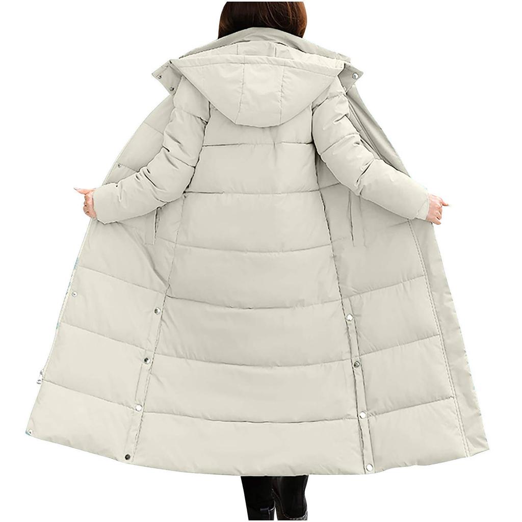 Женская модная зимняя новая куртка с хлопковой подкладкой для отдыха, тонкая удлиненная толстая куртка с хлопковой подкладкой