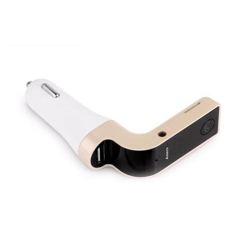 Автомобильный комплект G7 с громкой связью Bluetooth FM-передатчик USB-адаптер для зарядного устройства MP3-плеер с микрофоном