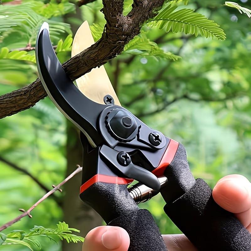 1 Piece of Thick SK5 Steel Pruning Scissors for Strong Trimming of Rough Fruit Trees Gardening and Pruning Sponges Comfortable