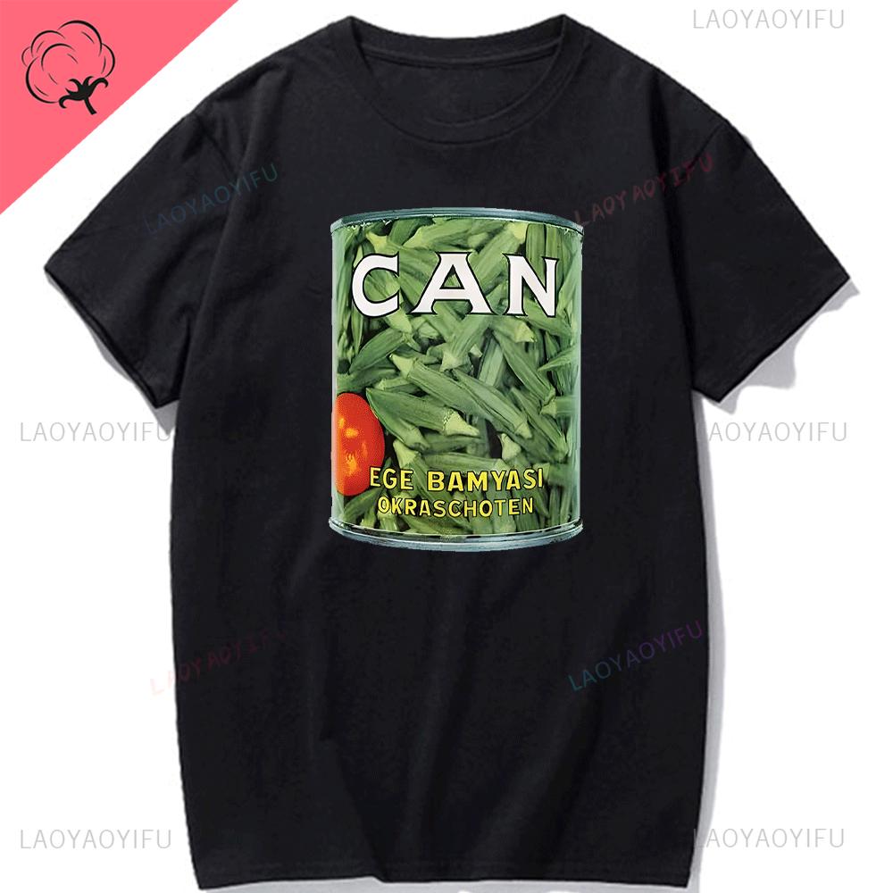 Кан Эге Бамьясы Немецкий Краутрок Ретро Музыка Футболка Мем Подарок Геймер Бестселлер Топ Унисекс Футболка Харадзюку Хлопок Уличная Одежда