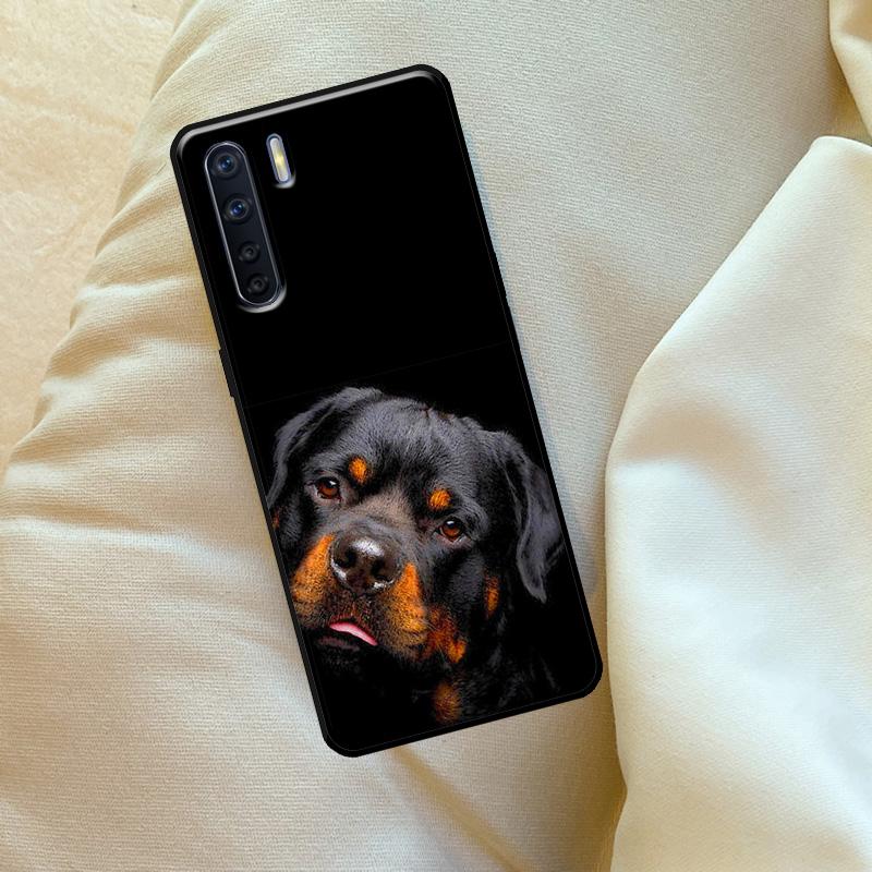 Чехол для собаки породы Ротвейлер для Oppo A98 A78 A18 A38 A58 A5 A6 Pro A54 A74 A94 A17 A57 A80 A60 A40 A96 A76 A16 A15