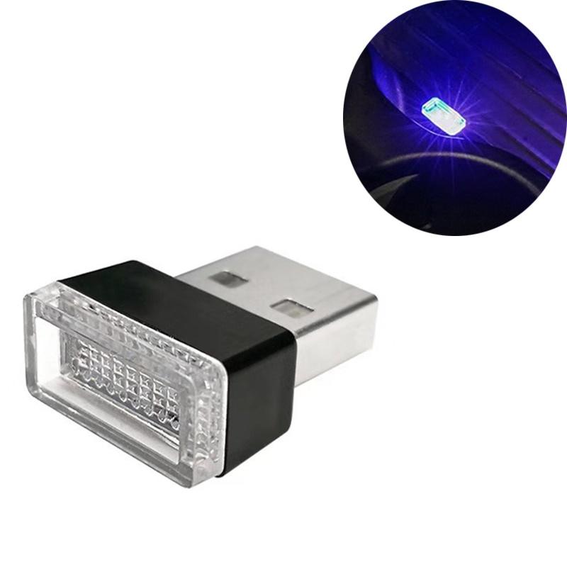 2 шт. мини USB светодиодные ночные огни салона автомобиля атмосферная лампа авто украшение окружающее освещение светодиодная неоновая лампа автомобильные товары
