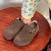 Детская обувь Birkenstock из натуральной кожи - Коллекция Осень 2024, Модный корейский стиль для девочек