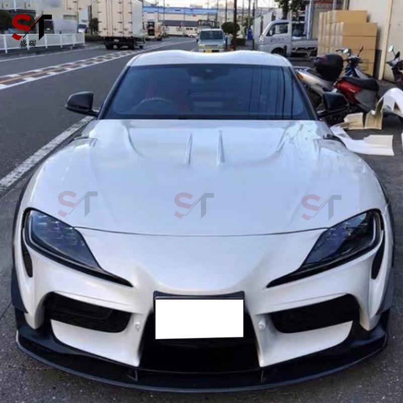 Комплект переднего сплиттера из углеродного волокна для Toyota Supra A90/A91
