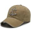 New Cool Hat Men's Spring Summer Trend Embroidered Cowboy Cotton Washed Baseball Duck Tongue Hat Outdoor Travel Sun Hat