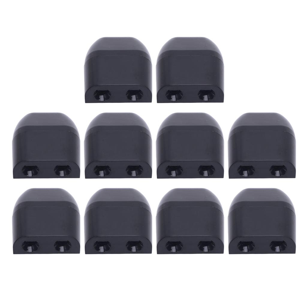 10pcs Car Deer Whistles Adhesive Vehicle Deer Warning Devices for Automotive Trucks Motorcycles Black