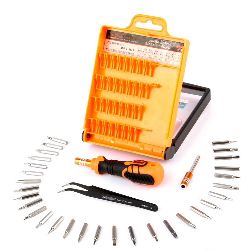 JAKEMY JM-8101 33 in 1 Precision Screwdriver Set Magnetic Torx Bits Screw Driver for Electronic Repair Tools Kit