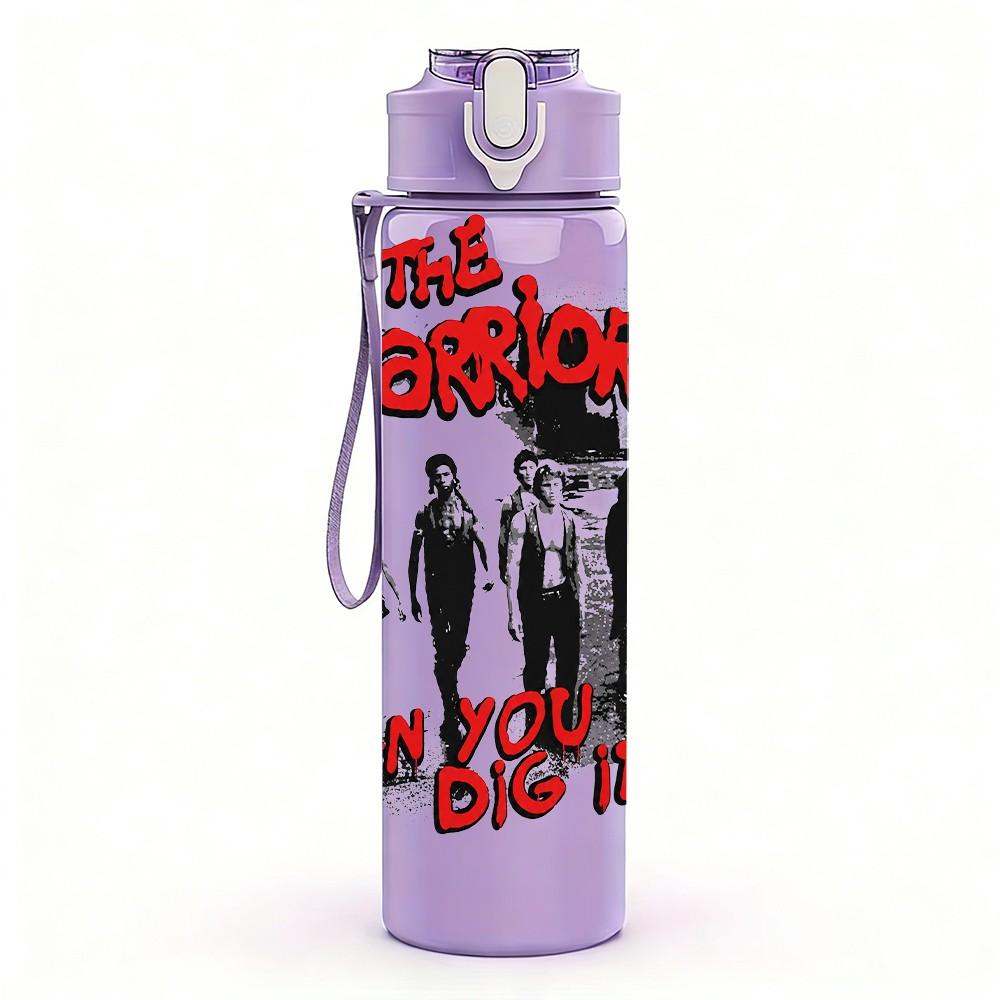 1PC Three Figures Group 750ml sports water bottle leakproof straw lid outdoor office home