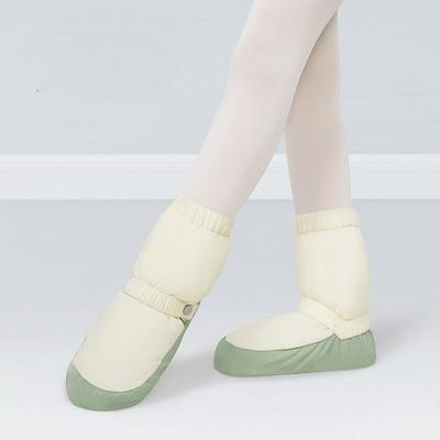 Женские балетки Теплые танцевальные туфли Зимние светло-голубые танцевальные туфли Разогревающая обувь Балерина
