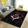 Cartoon Gamer Game Controller Carpet For Living Room Non Slip Parlour Sofa Large Area Rug Bedroom Kid Play Room Floor Mat