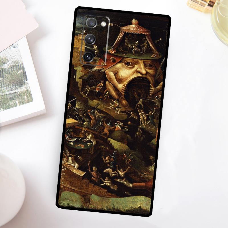 Hieronymus Bosch Art Painting Funda For Samsung Galaxy S23 Ultra S22 Plus S20 S21 FE S8 S9 S10 Note 10 20 S24 Ultra Case