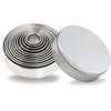 GWHOLE 12-Piece Stainless Steel Round Cookie and Cake Mold Set