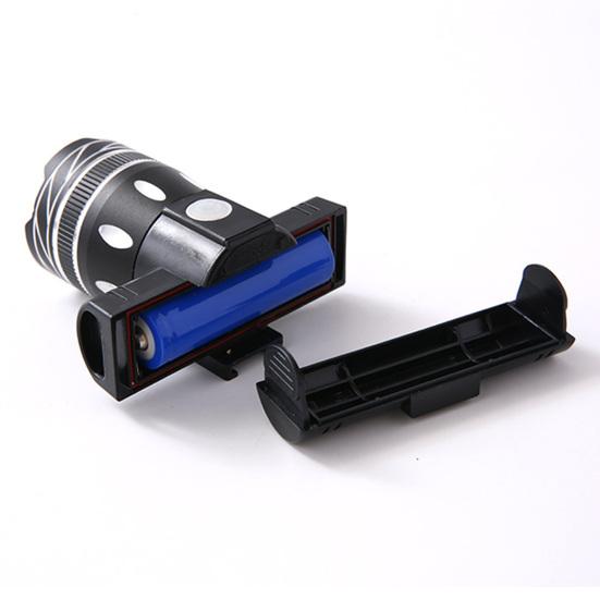 Велосипедная фара Алюминиевый сплав Водонепроницаемая Зум USB Перезаряжаемая Режимы Регулируемая МТБ Дорожный Горный велосипед Ночная езда Светодиодная передняя лампа