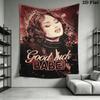 Chappell Roan Wall Tapestry Aesthetic Wall Hanging Printed Fabric Blanket Decorative Tapestries for Bedroom Living Room Home Decor