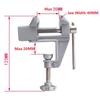 Mini Bench Vise Table Swivel Lock Clamp Clamp-On Tabletop Vise Craft Hobby Cast