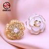 Geometry Flower Earrings For Women Fashion Earrings Jewelry For Wedding Party Gifts Stud Earrings