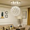 Современная потолочная люстра для спальни, гостиная, хрустальный светильник, роскошная люстра, круглый светодиодный светильник для ресторана