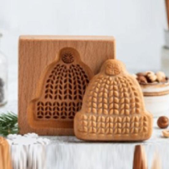 Деревянная форма для пряничного печенья, сделай сам, портативная стильная формочка для печенья для родителей и детей, забавный древесный материал