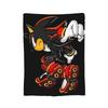 The Hedgehog Shadow Heroes Blanket  Plush Funny Warm Throw Blanket for Home Spring Autumn