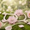 Romantic Flower Window Tiebacks Exquisite Curtain Straps Clips Curtain Tape  Wedding