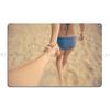 Photos Holding Hands On The Beach Metal Sign Plaques Plaques Customized Cinema Kitchen Tin Sign Poster