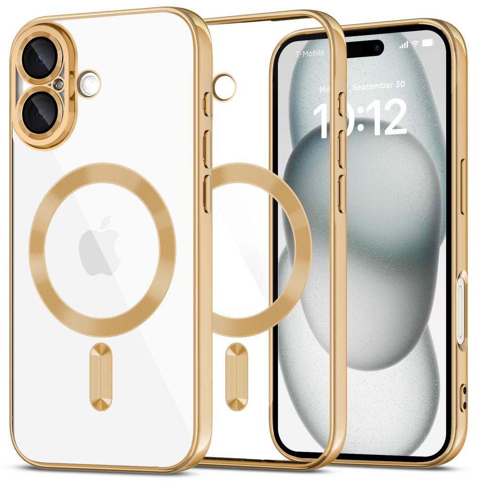 Tech-Protect Magflex Magsafe Iphone 16 Shiny Gold