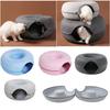 Plush Felt Cat Bed Circular Tunnel Design For Cats Of All Seasons Soft And Removable