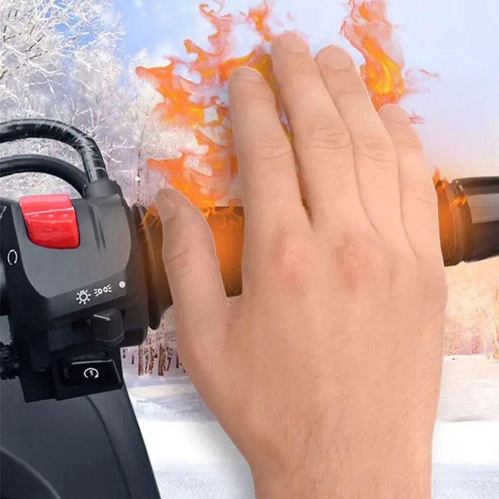 Non-slip Motorcycle Handlebar Warmer Warm Heating Handle Grips Cover Autumn/Winter