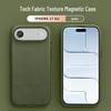 Apple 17 Pro Max Official Fabric Case | Tech Texture | iPhone 16 Magnetic | Drop Protection