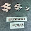 4 шт. 5 шт. Suzuki SX4 пластик передний задний автомобиль 3D наклейка на руль модифицированноеletter decoration