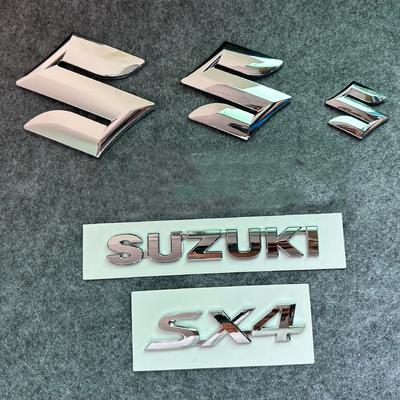 4 шт. 5 шт. Suzuki SX4 пластик передний задний автомобиль 3D наклейка на руль модифицированноеletter decoration