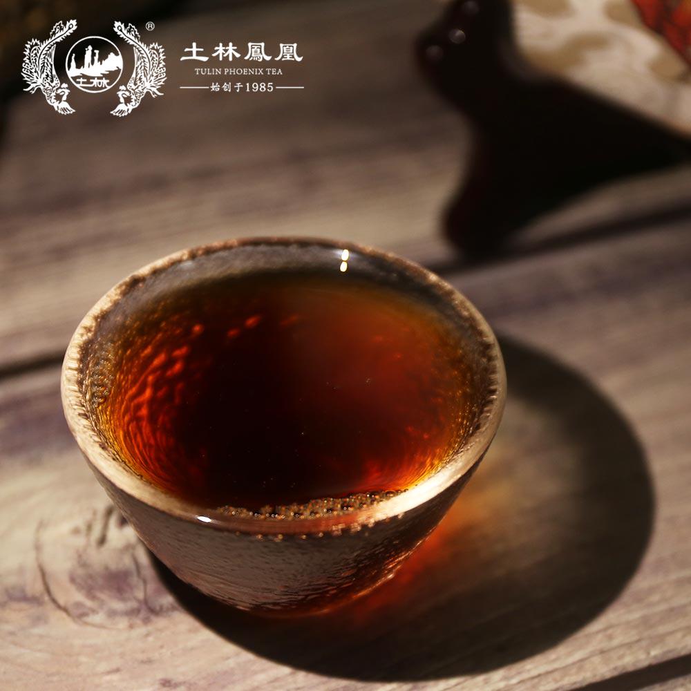 Чай Пуэр ТуЛин Феникс Шу 2018 "Китай Фэн Хуан" Спелый Пуэр 357г
